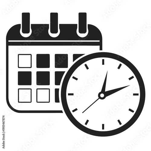 Time Management and Scheduling: Calendar and Clock Icon
Business Productivity: Planning, Deadlines, and Appointments
Organize Your Schedule: Date and Time Planner Concept
Event Planning: Calendar, Clo