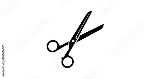 Title: Minimalist Scissors Icon