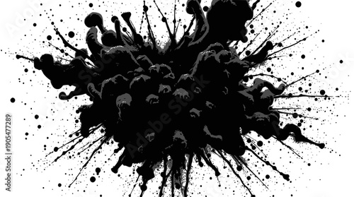 Tableau sur toile A black shape centered with text inside reading series 8 slash 5 hyphen 13 slash 3