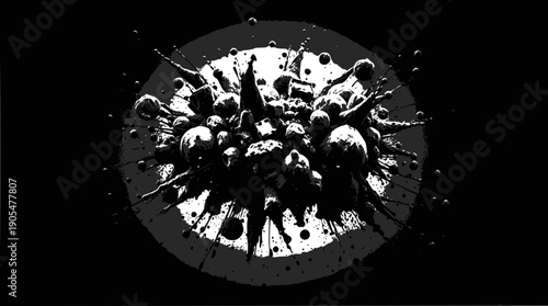 A vibrant red dot with white text saying I'm sorry,