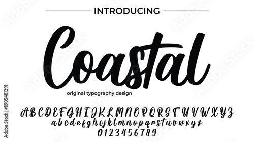 Coastal - Elegant Script Font for Smooth Handwritten Design and Creative Typography