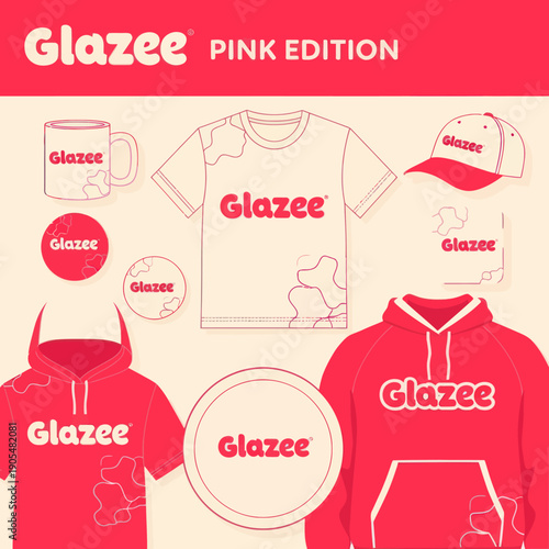 Glazee Pink Edition Clothing and Accessories.