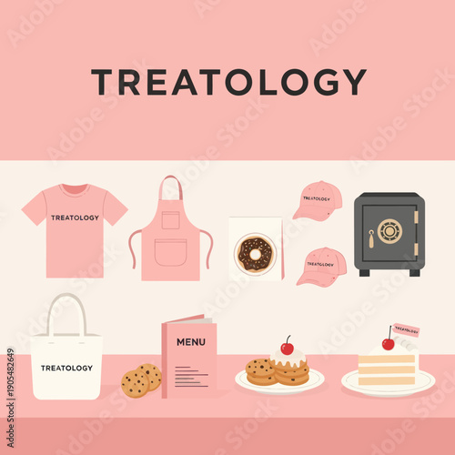 Assorted Bakery Items and Accessories Display.