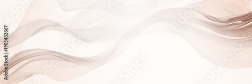 Elegant beige-brown wavy pattern, ideal for cosmetics and SPA related themes. Eps 10