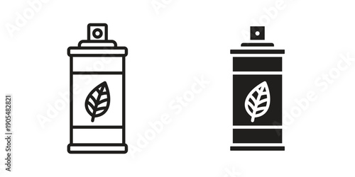 deodorant icons in different styles. Simple icon design