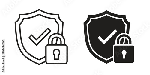 Durable icons in different styles. Simple icon design
