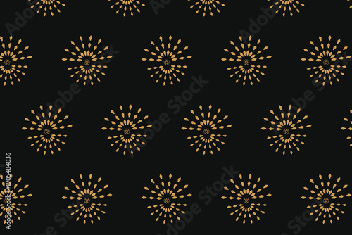 A soft golden fan motif that adds timeless Deco sophistication to premium projects