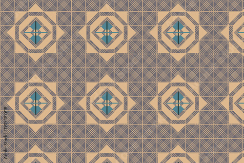 A luxe lattice line pattern designed for ornate festive uses.