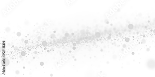 Abstract Swirling Bokeh Particles Overlay