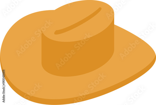 Classic australian outback style bush hat, perfect for representing farming, countryside, and traditional outback themes
