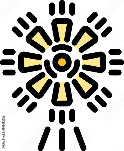 Smart irrigation distributing water with precision technology, optimizing resources and promoting sustainable agriculture