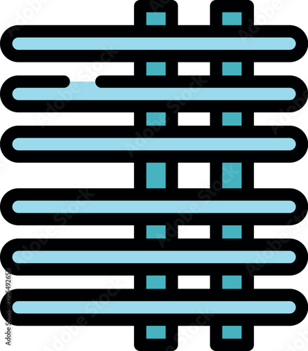 Water filter cartridge purifying water, filtering system removing impurities for clean drinking water