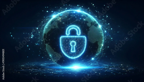 Global Cybersecurity Shield Protecting the Digital World