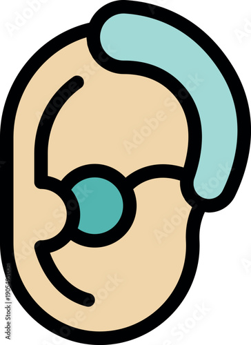 Innovative hearing aid enhancing auditory experience, restoring clear sound, and promoting better communication