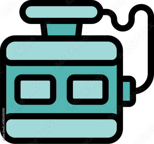 Electric iron emitting steam, ready to smooth wrinkles and maintain a crisp, professional appearance