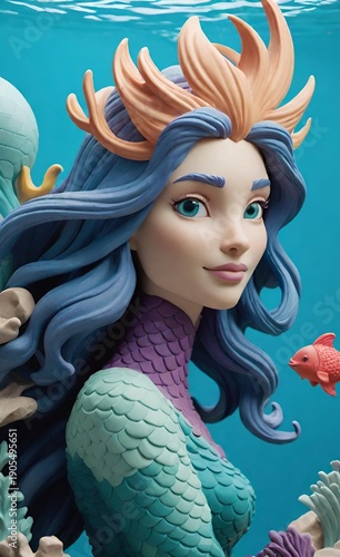 Enchanted Mermaid Portrait