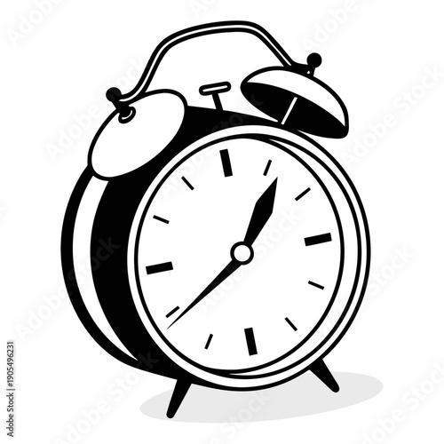 Alarm clock, wake up, morning, time, urgency, deadline, reminder, urgency, punctuality, wake, bell, ring, sleepy, early, get up, schedule, important, business, daily routine, office, vector, illustrat