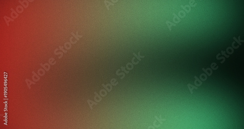 Red green dark grain gradient background, abstract smooth color transition, muted tones, modern cinematic digital texture