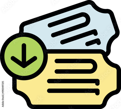 Acquiring entry passes for events and entertainment by downloading tickets