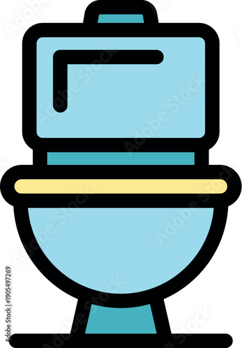 Clean and modern toilet bowl promoting hygiene and sanitation in bathroom spaces