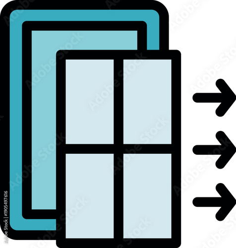 Triple pane window enhancing insulation and reducing energy loss, featuring three layers of glass for optimal thermal performance