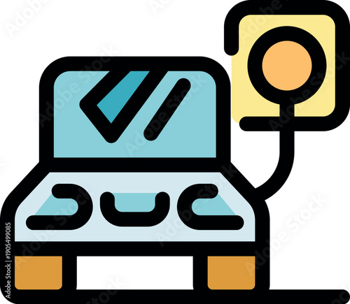 Electric vehicle charging, symbolizing eco friendly transportation and a shift towards renewable energy