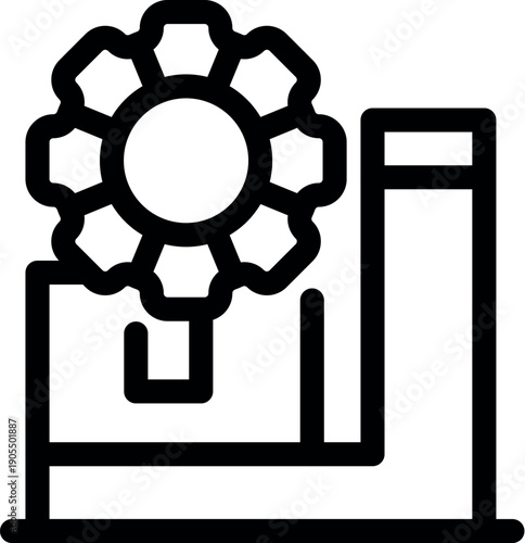 Hydroelectric power plant using water turbine converting kinetic energy of flowing water into electricity, providing renewable energy source