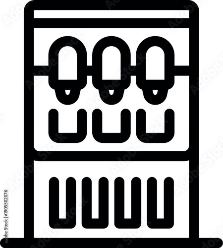 Vending machine offering a variety of beverages, ensuring quick and easy access to refreshing drinks