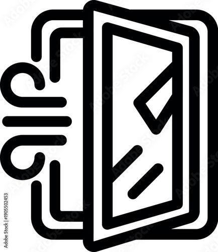 Open window letting fresh air in, improving ventilation and reducing humidity