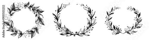 Black and White Laurel Wreath: A Timeless Symbol of Victory and Honor
