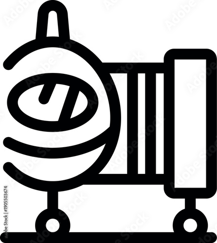 Innovative personal transportation featuring a spherical cabin and gyroscopic stabilization, gliding along a narrow track