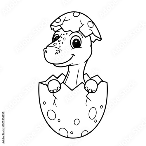 Dinosaur egg vector illustration 