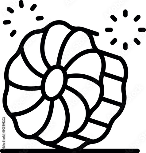 Hamster wheel spinning with sparkles, representing pet activity, fun, and enrichment within a cage environment