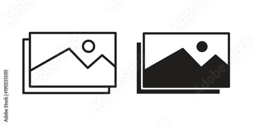 Image icon linear style symbols for mobile concept and web design.