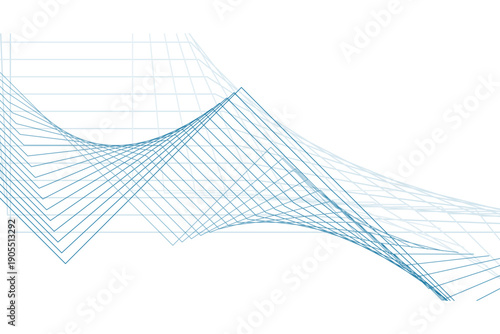 A 3D wireframe graph is viewed from an angle, showcasing a complex geometric shape in a digital environment