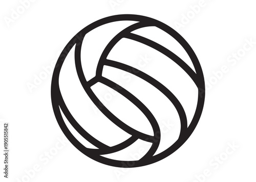 volleyball logo silhouette vector, sports ball logo silhouette vector illustration, handball volleyball silhouette vector logo, sports balls and equipment logo vector silhouette on white background
