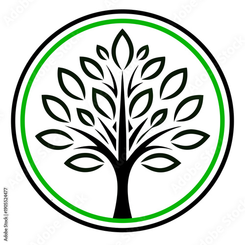 vector tree silhouette