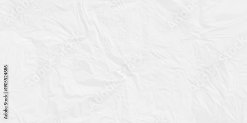 Paper texture background, Old paper background ripple soft white pattern wave crumple. Crushed and creased soft paper. Abstract wrinkle effect grunge and rough backdrop vintage page.