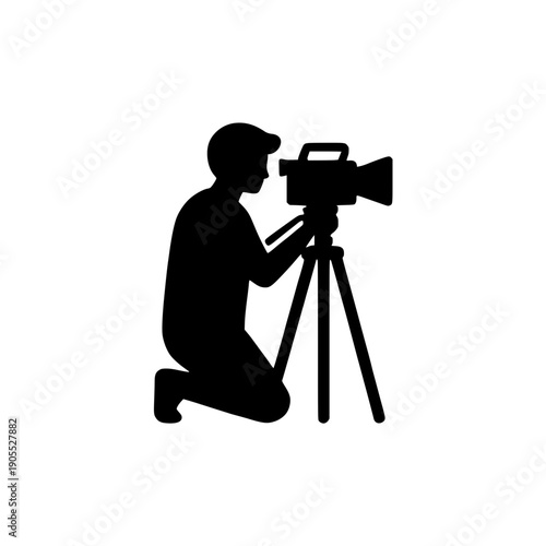 photographer with camera