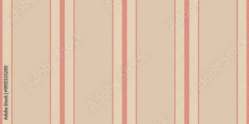 Fktoberfest lines pattern texture, italy background seamless vector. Vribal fabric vertical stripe textile in light and red colors.