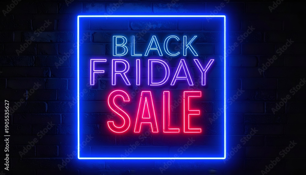 Obraz premium Neon sign reads 