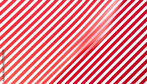 Red and white diagonal striped background with blurred overlaying light streaks creates a dynamic, textured look