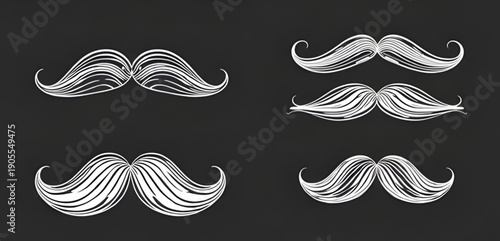 mustache, moustache, beard, facialhair, hair, male, man, gentleman, hipster, vintage, retro, classic, style, fashion, grooming, barber, barbershop, salon, shave, shaving, elegance, classy, cartoon, dr