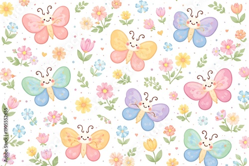 Colorful Butterfly Garden