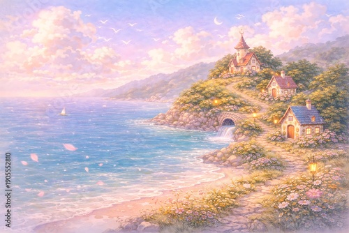 Lantern Village Coastal Sunset