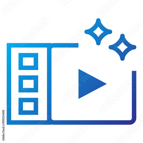 Gradient icon of AI Video Generator