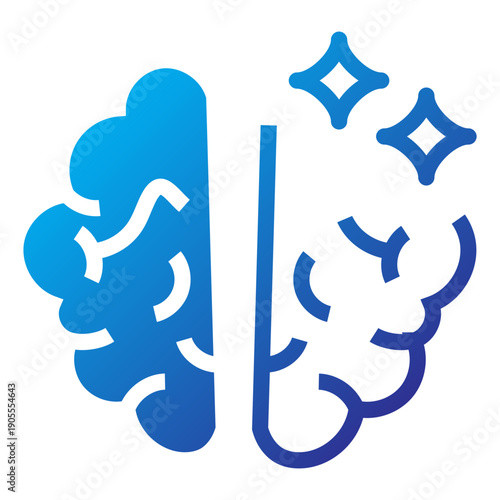 Gradient icon of AI Neural Network