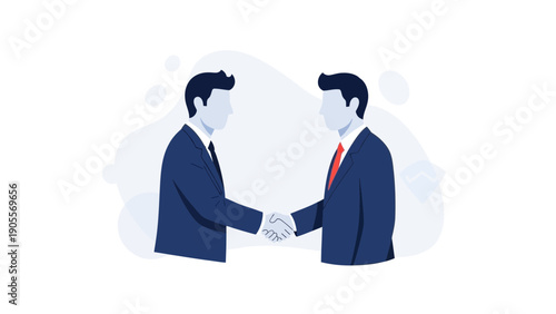 Businessmen Shaking Hands - Partnership Agreement, Business Deal, Collaboration