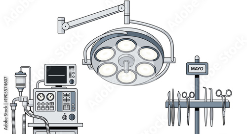 Medical Equipment Surgical Tools Operating Theater.