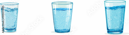 Vibrant Hydration: A Glass of Pure H2O